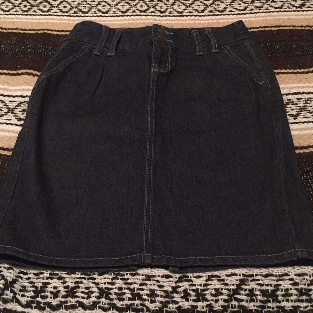 Banana Republic High-Waist Sexy Slit Denim Pencil